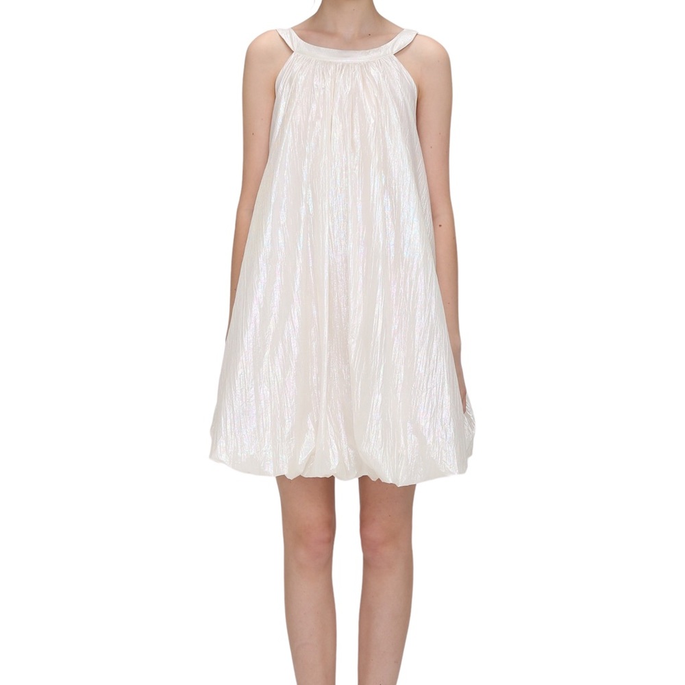 Handmade bud puff dress